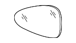 97073103807 - Body: Mirror Glass for Porsche: Panamera Image