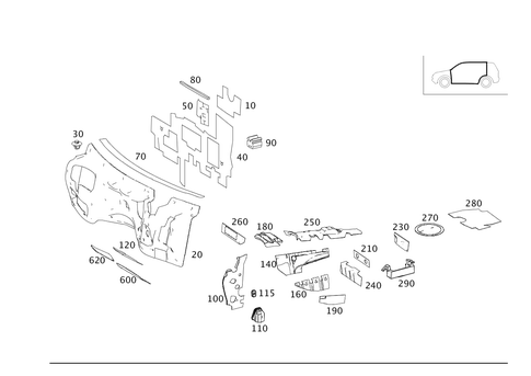 Insulation in Passenger Compartment for 2011 Mercedes-Benz GL550 #0