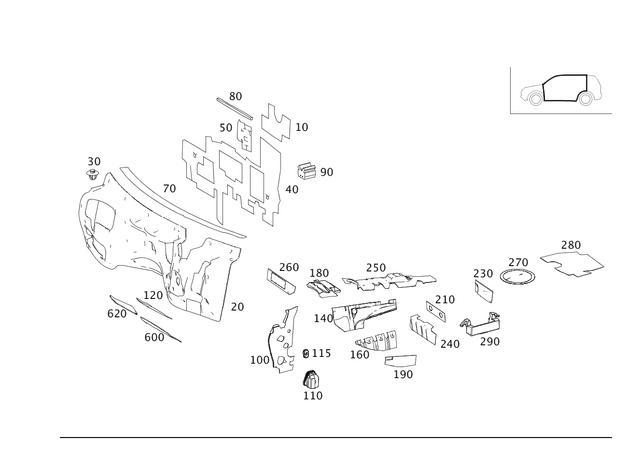 1676827501 - Panelling: Damping for Mercedes-Benz Image image