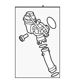 4H0121671D - HVAC: HVAC Heater Control Valve for Audi Image