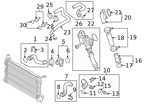 Hoses & Lines for 2018 Audi RS7 #0