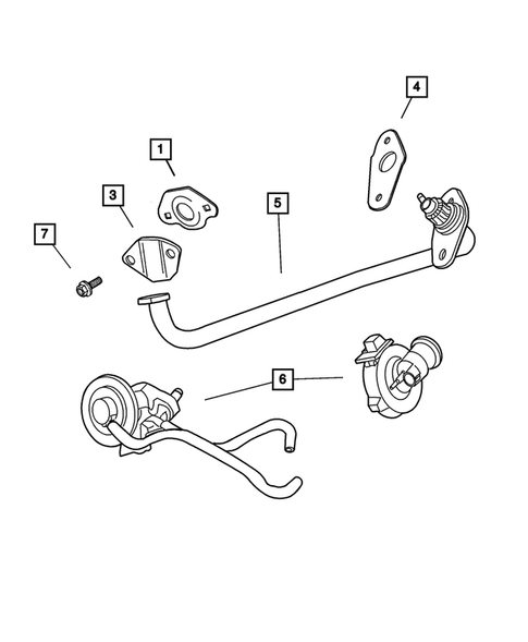 EGR System for 2002 Chrysler PT Cruiser #0