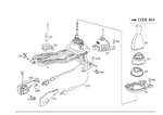 2032676824 - : Center Gearshift for Mercedes-Benz Image