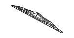 32341320 - Body: Wiper Blade for Volvo: S60, S80, V70, XC70, XC90 Image