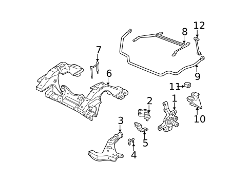 Suspension Components for 2000 Nissan Pathfinder #0