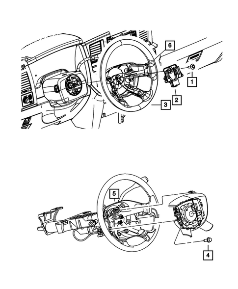 Steering Wheel for 2008 Dodge Ram 2500 #0