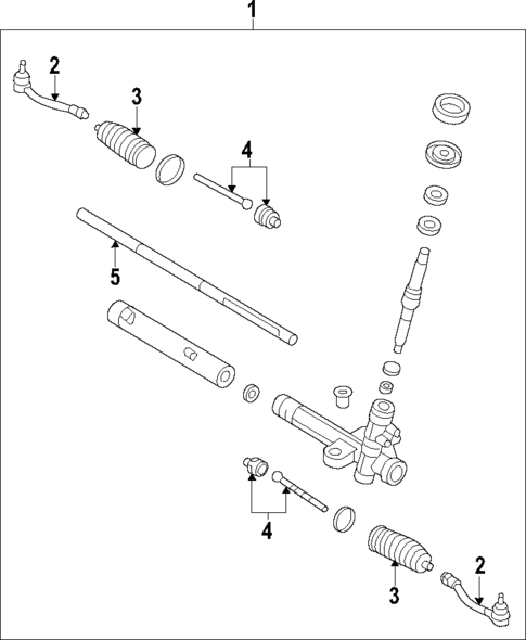 Steering Gear & Linkage for 2007 Hyundai Elantra #1