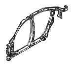 41219627220 - Body: Reinforced Panel for BMW: 530i, 530i xDrive, 540i xDrive, 550e xDrive, i5, M5 Image