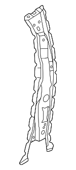 41209635488 - Body: Inner Center Pillar for BMW: 530i, 530i xDrive, 540i xDrive, 550e xDrive, i5, M5 Image