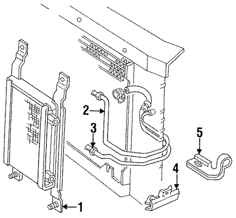 Trans Oil Cooler for 1991 Chevrolet Lumina #0