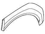 87741XA010 - Body: Wheel Opening Molding for Kia Image