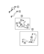 68502662AA - Cooling: Radiator Outlet Hose for Dodge: Durango | Jeep: Grand Cherokee Image