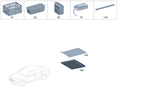 Luggage/Load Compartment Equipment for 2021 Mercedes-Benz CLA250 #0