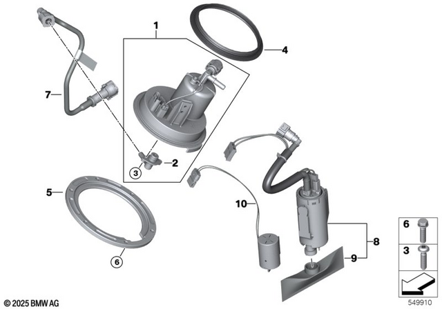16147107953 - : Fuel Pump                 for BMW-Motorrad Image