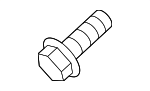 LR132825 - Body: Upper Trim Panel Retainer Screw for Land-Rover Image