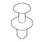 RYQ500040 - Body: Lower Trim Rivet for Land-Rover Image