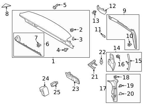 Interior Trim for 2022 Land Rover Range Rover #1