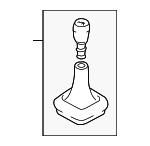 1C0711113ADTHK - Body: Shift Boot for Volkswagen: Beetle Image