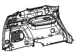 6ZZ721T5AK - Body: Lower Quarter Trim for Jeep: Grand Cherokee L Image