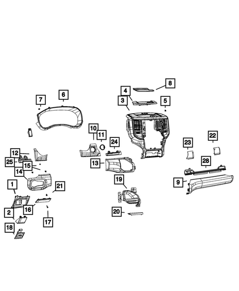 Instrument Panel for 2026 Ram 2500 #0