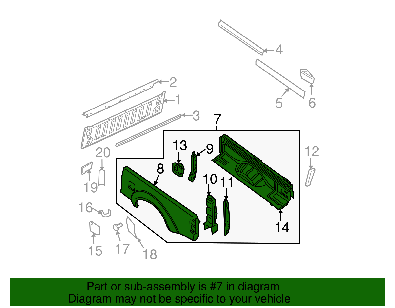 Side Panel Assembly - Nissan (K3300-ZS0MA)