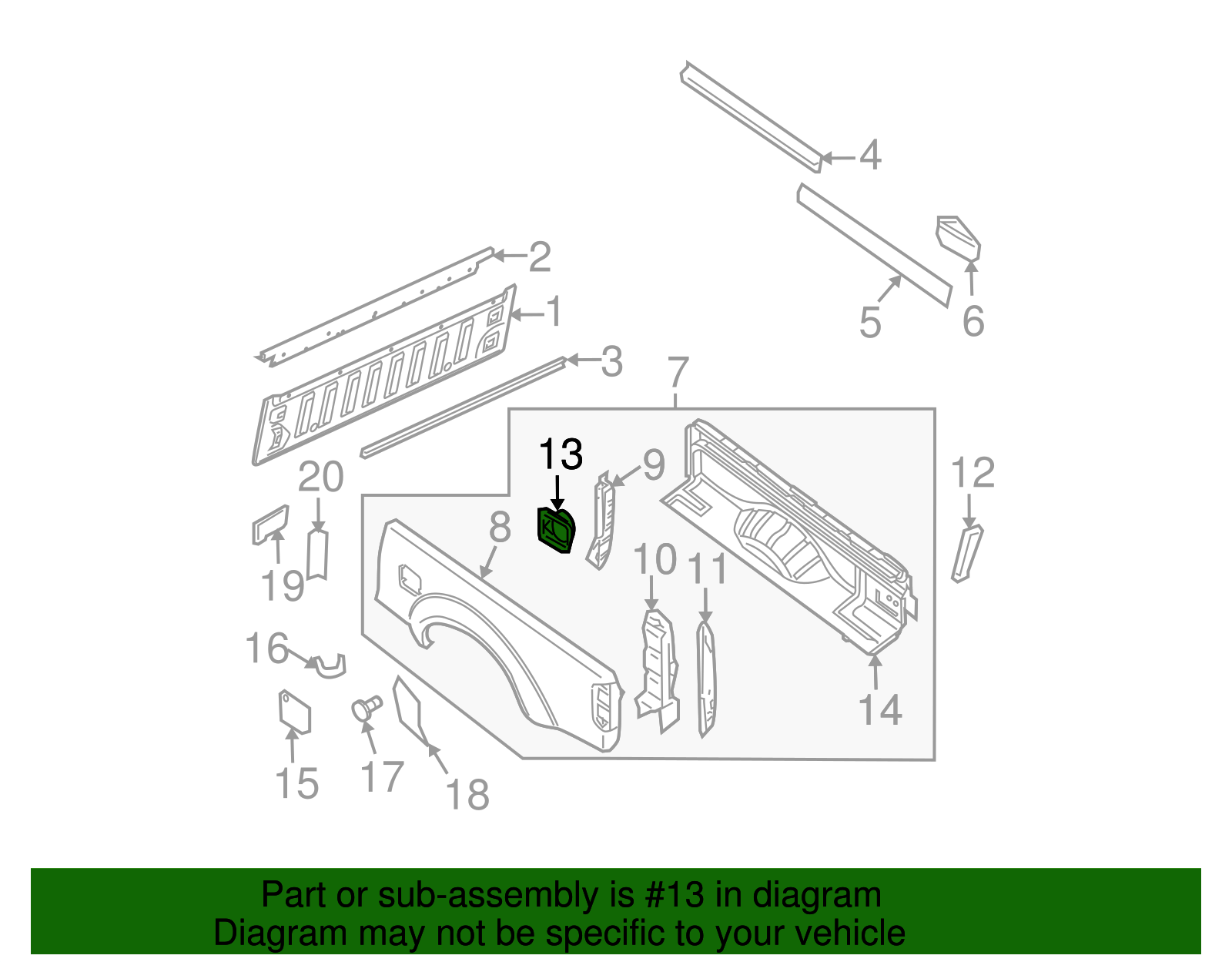 Fuel Pocket - Nissan (93366-EA830)