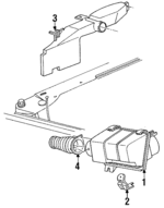 25534067 - Cooling System: Air Inlet Duct for Buick: Skylark | Oldsmobile: Cutlass Calais Image