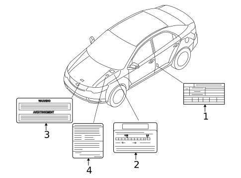 Labels for 2011 Kia Forte #0