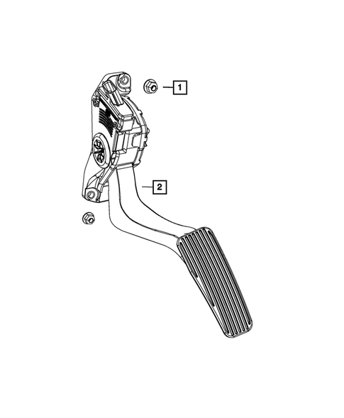 Accelerator Pedal for 2012 Jeep Liberty #0