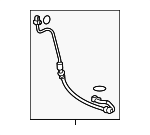 80315TZ5A11 - HVAC: Discharge Hose for Acura Image