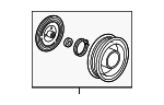 389005J6A11 - HVAC: Clutch for Acura Image