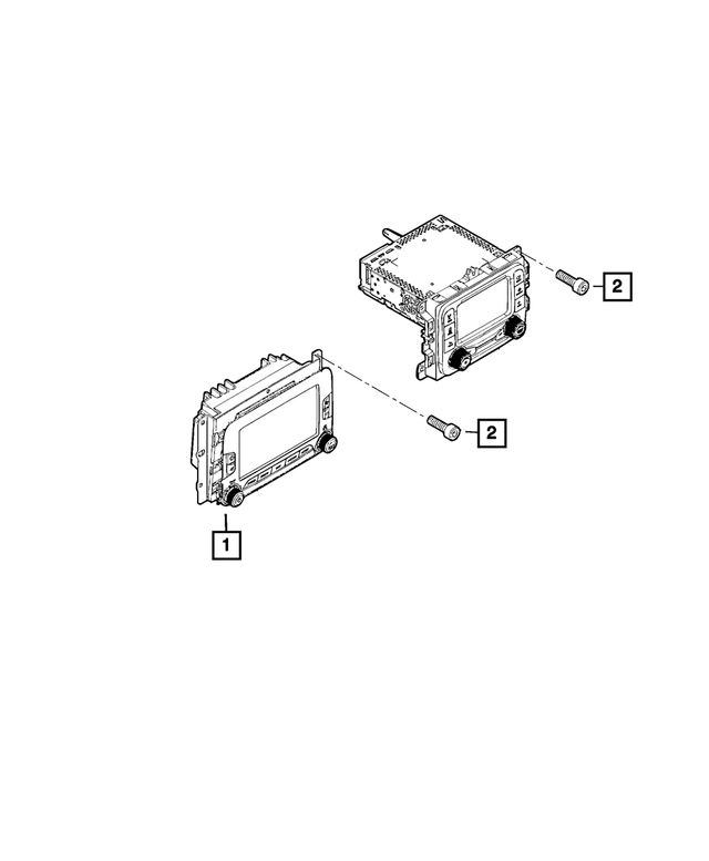 68366590AF - : Multi Media Radio for Mopar Image