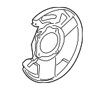 477030C020 - Brakes: Splash Shield for Toyota: Sequoia, Tundra Image