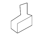 4L0868355 - Body: Windshield Pillar Trim Adapter for Audi Image