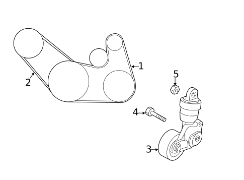 Belts & Pulleys for 2012 Mazda 3 #1