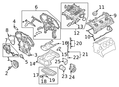 Engine Parts for 2015 INFINITI Q40 #6
