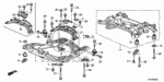 90176S5A000 - Body/Air Conditioning: BOLT, FLANGE (10X30) for Honda Image