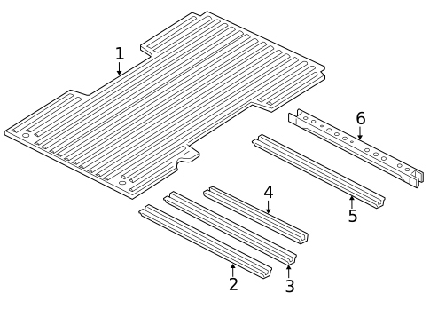 Floor - Pick UP Box for 2011 Ram Dakota #0