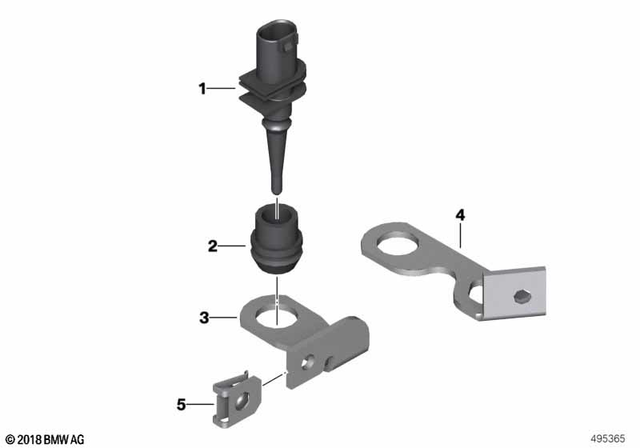 65816936953 - Audio, Navigation, Information Systems: Outside Temperature Sensor -  for BMW-Motorrad Image