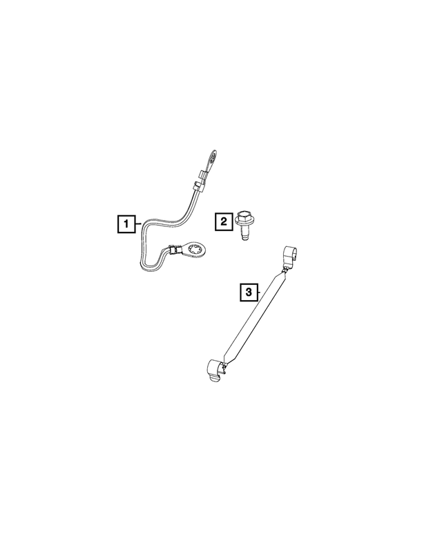 5064853AA - : Ground Strap for Mopar Image