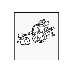 MN100381 - : Steering Lock for Mitsubishi Image