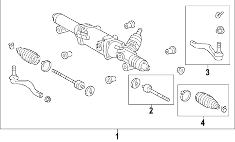Steering Gear & Linkage for 2015 Lexus LS460 #0