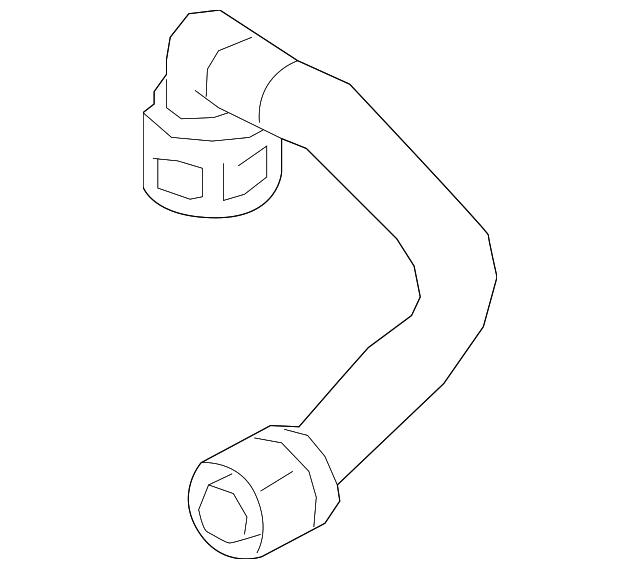 CM5Z-6A664-D - PCV Valve Hose Ford Parts Direct