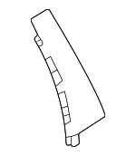 76935W051P - : Door Applique for Mitsubishi: Outlander, Outlander PHEV Image