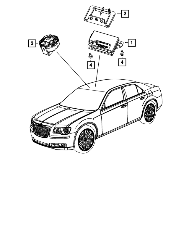 68194050AA - Electrical: Instrument Panel Bracket for Mopar Image