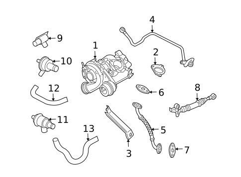 Turbo Charger for 2003 Volkswagen Beetle #1