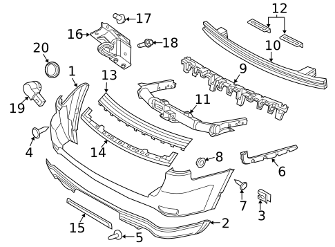 Parking Aid for 2012 Jeep Grand Cherokee #2