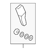 4863STXA00ZB - Electrical: Buckle End for Acura: MDX Image