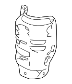 181215A2A00 - Exhaust: Manifold Cover for Honda: Accord Image