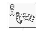 1728366VA00 - Cooling System: Inlet Pipe for Honda Image